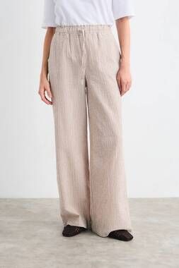 NEW MUS & BOMBON eclipse stripe pant in tostada